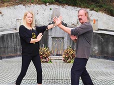 chan wah shun, leung jan, yip man, william cheung, sifu garry, sifu linda, wing chun in china, jee shin wing chun roots of wing chun,