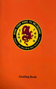 wing chun grading book, wing chun, jee shin wing chun diary, sifu garry, sifu linda,